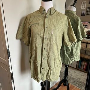 🔴 Columbia Medium Green Shirt